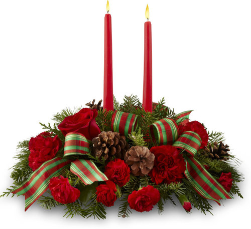 Holiday Classics Centerpiece by Soderberg's Floral & Gift